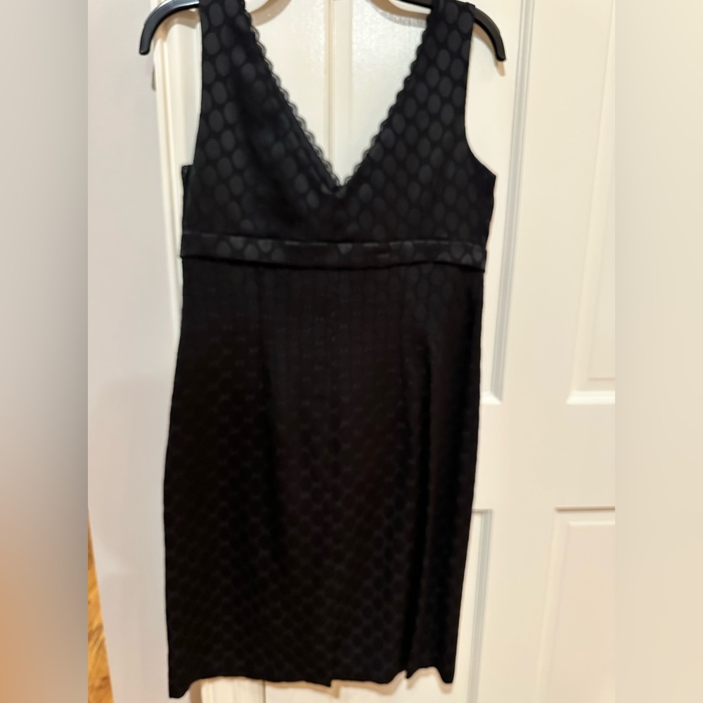 2/$10 Connected Apparel Black Textured Dress - Picture 6 of 6